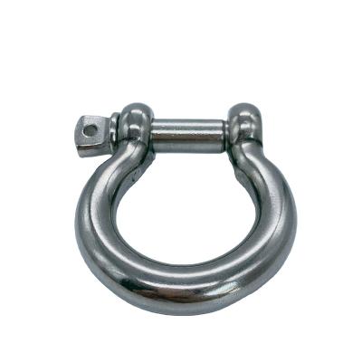 China High Quality American Stainless Steel AISI304/316 Bow Shackle for sale