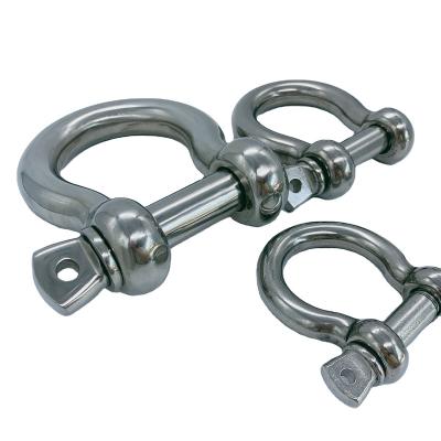 China D High Quality Heavy Industry Stainless Steel Japanese Style Forged Shackles for sale