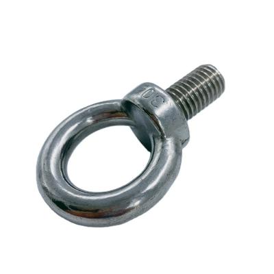 China Stainless Steel Rigging Galvanized Carbon Steel Hoist Drop Forged Eye Bolts for sale