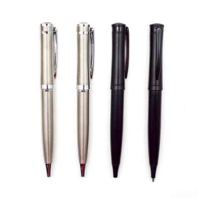 China office & Custom Pen Hot Selling Personalized Pen Logo Cheap Metal Aluminum Eco Friendly School Black White Ballpoint Pens for sale