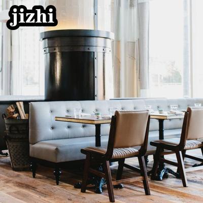 China Modern restaurant sofa booth rest area book bar reception and negotiation table and chair combination for sale