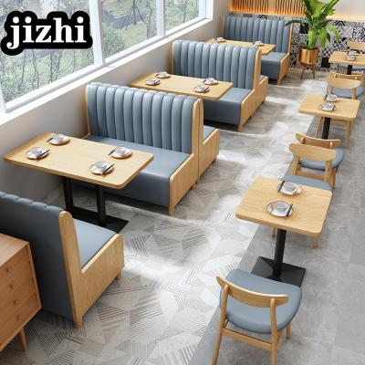 China Modern morden restaurant booth set custom color black restaurant booth table and chair furniture for sale