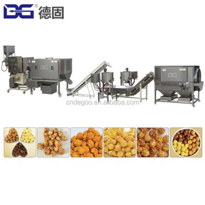 China Low Popcorn Consumption Corn Pops Machinery Factory Caramel Popcorn Production Machinery for sale