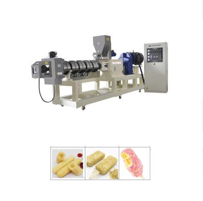 China Corn Puff Snacks Machine Automatic Extruded Crispy Kernel Filled Snacks Making Machine / Cheese Puffs Machinery for sale