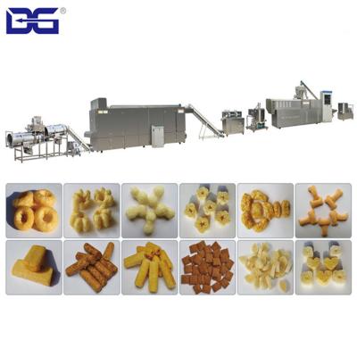 China Oat Flakes Cereal Snacks / Puff Snacks Industrial Pillow Core Filled Snacks Machine Puffed Core Filling Food Making Equipment for sale