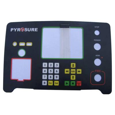 China Waterproof Domestic Applications Keypad Membrane Switch With Graphic Overlay for sale