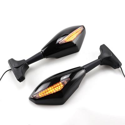 China ABS+ High Impact Acrylic Glass LED Motorcycle Mirrors Turn Signal Indicator Lights FOR Honda CBR1100XX CBR 1100 CBF1000 VTR F FIRESTORM 1000 for sale