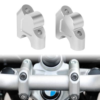 China Aluminum CNC Handlebar Mount Risers Clamp For BMW R1200GS R1250GS LC Adventure Riser Handlebar For BMW GS 1200 1250GS LC Adventure S1000 XR for sale