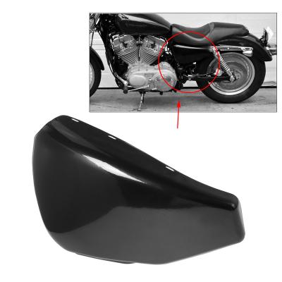 China Left Steel Battery Side Cover Fit Harley Sportster XL883 XL1200 1200 883 2004-2013 11 for sale