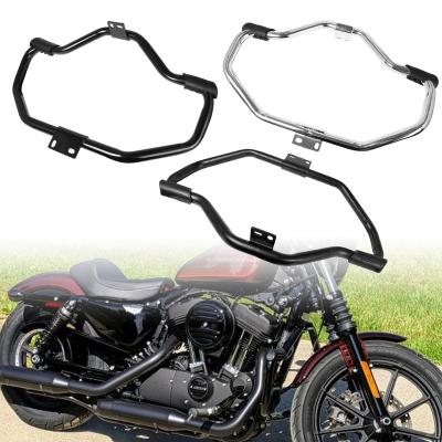 China Protect Rider Motorcycle High Quality Protector Engine Black Crash Bar Fits Bumper Guard for sale