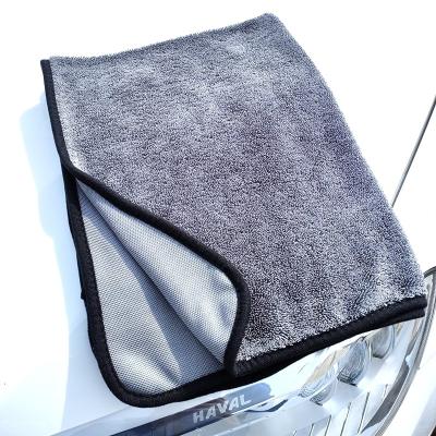 China Viable Gray Quick Dry Absorption Color Microfiber Auto Care Detailing Cleaning Cloths Home Microfiber Wash Drying Towels Car For Cleaning for sale