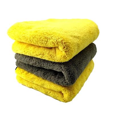 China Car care edgeless microfiber tablet cleaning fabric 1100gsm Korea micro fiber dry wash product detailing coral microfiber fleece towels for sale