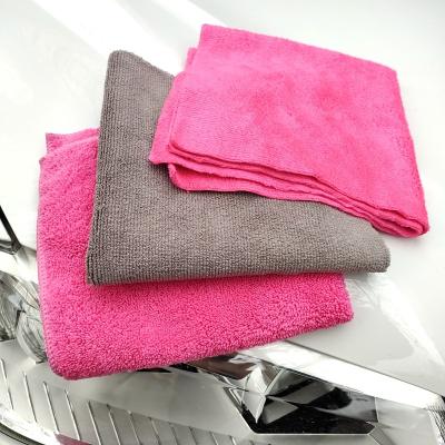 China Large Sustainable Thick Edgeless Microfiber Car Detail Cleaning Drying 30 30 Wash Product Wash Towel Micro Body Detailing Fiber For Car for sale