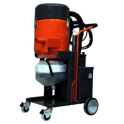 China Floor Grinding Single Phase 2400W Two HEPA Motors Filter Concrete Industrial Vacuum Cleaner Price for sale