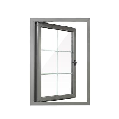 China Single Screen CE Certificate Double / Folding Aluminum Casement Panel Double Glazed Windows With Cheap Price for sale