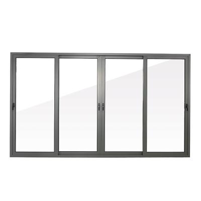 China New Arrival Aluminum Glass Folding Screen Kitchen Sliding Window With Double Glazed Glass And Meet European Standard for sale