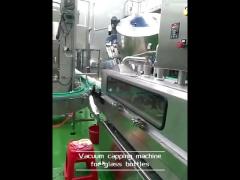 Servo Drive Tinplate Automatic Capping Machine For Glass Jar