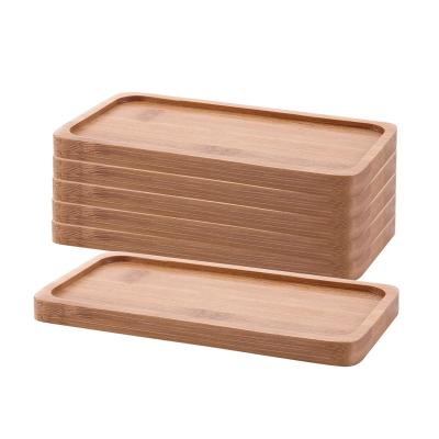 China Sustainable Wholesale Customized Serving Tray Wooden Breakfast Tray with Handle for sale