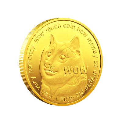 China Hot Sale Europe Souvenir Doge Gold Coin Silver Challenge Coin for sale