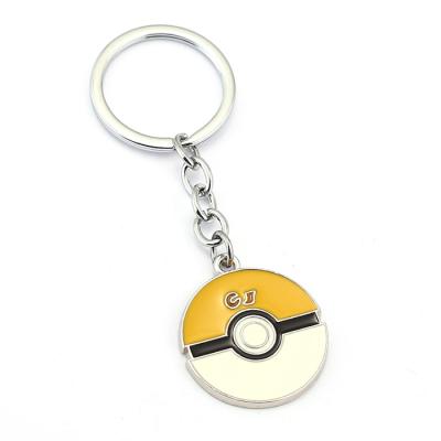 China Metal Pokemon Go Key Chain Game Pokeball Souvenir Gifts For Promotion for sale