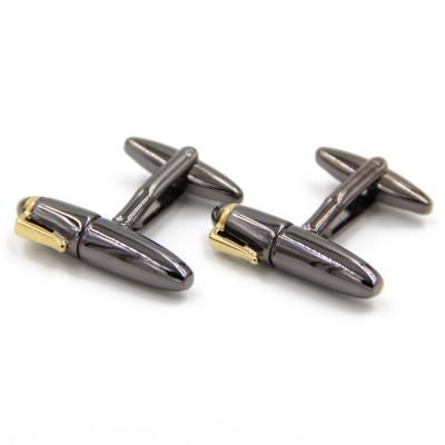 China High-end Souvenir 2017 Men's Accessories Pen Shape Men's Suit Shirt Cufflinks for sale