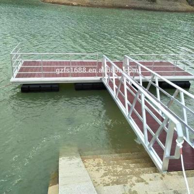 China Economical Corrosion Resistant Marine Dock Railing Aluminum Material Gangway For Marine for sale