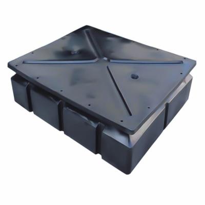 China UV Resistant Plastic Black Floating Pontoon For Dock Rotomolded Plastic Pontoon for sale