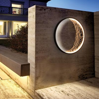 China Outdoor Waterproof Balcony Courtyard Outdoor Wall Light Outdoor Balcony Landscape Garden Villa Lamp Club Wall Crescent Wall Lamp for sale