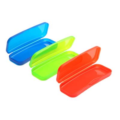 China Fashional Glasses Case Custom Clear Plastic Glass Cases Glasses Carrying Case for sale