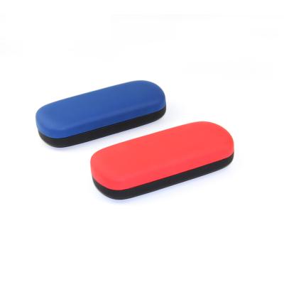 China 2021 New PU Metal Packaging Hard Glasses Case Metal Eyewear Box Custom Eyeglass Case for sale