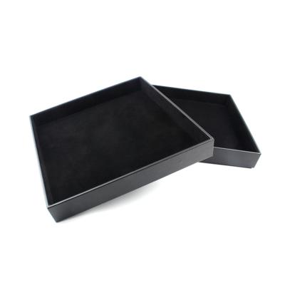 China Show Jewelry Eyewear Display Dish PU Jewelry Storage Box Watch Display Case for sale