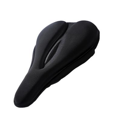 China Bike Seat Cusion for Stationary Bikes Seat Cover Silicone Gel Cycling Seat Cover Comfortable Wide Cycling Cushion Wide Cycling Seat for sale