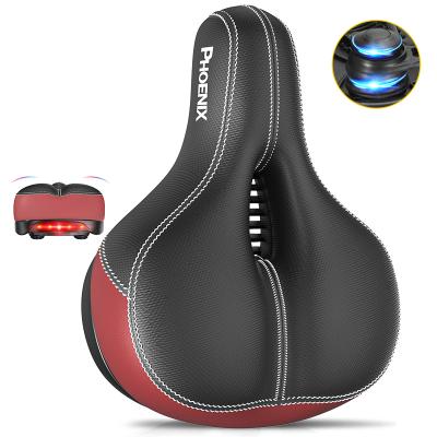 China Simple Phoenix Customized Bicycle And Bike Saddle PU Vintage Bicycle Saddle Kids Bike Seat Bicycle Passionate Saddle for sale