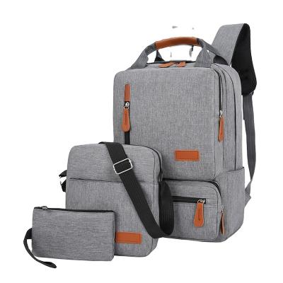 China Amiqi Anti-theft Fashion Convenient 3 Pcs Set School Bags Set Lightweight Travel Student Backpack Bags For Teenagers for sale