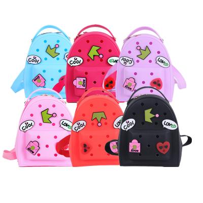 China Cute Silica Gel Amiqi Small Backpack School Bags Small Kids Backpack Toddler Cartoon Bags For Kid Bag for sale