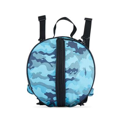 China Amiqi Portable Logo Foldable Polyester Basketball Football Custom Sports Small Backpack Bag For Travel LQ10 for sale