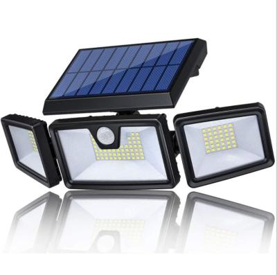 China Solar Powered Garden Motion Sensor LED Flood Security Light With Outdoor Lights Solar Lights for sale