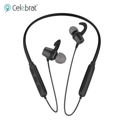 China Celebrat A15 Powerful Stereo Hot Selling 2021 Hot Selling Bass Phone Call Built-in Mic Stereo Voice Neckband Wireless Earphone for sale