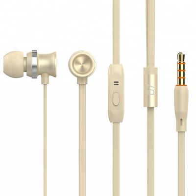 China best quality D7 In-Ear 3.5mm Bass Earphone With Super Mic Big Sound Headphones for sale