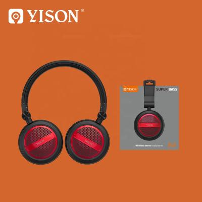 China AUX left wireless earphone. 2021 Yison B4 Powerful Stereo Hot Selling Pure Sound Bass BT Headphones for sale