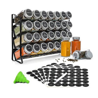 Κίνα 4 στρώσεις Wire Iron Mesh Spice Jar Rack για την οργάνωση της κουζίνας Rack Μέγεθος 30*9,8*23,3cm προς πώληση