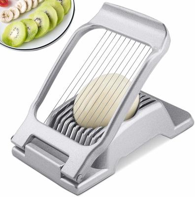 China Egg Slicing Stainless Steel Wire Egg Slicer for Boiled Egg Cutter Dishwasher Safe for sale