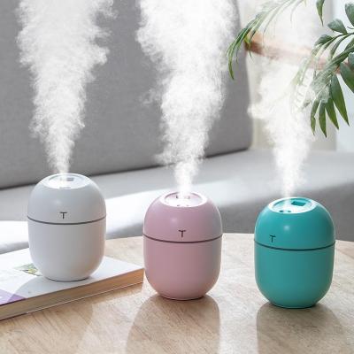 China Lámpara de luz nocturna LED Humidificador de aire ultrasónico con función de aromaterapia para el hogar y el coche en venta