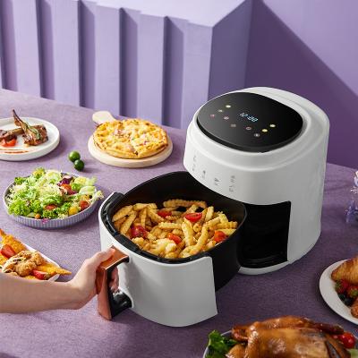 China 8L 1400W Smart Touch Screen Custom Oil Free Electric Deep Fryer Hot Air Fryer Suitable for sale