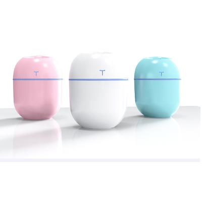 China Ultrasonic 250ml Mini Humidifier Aroma Oil Diffuser with Colorful Night Light 100g for sale