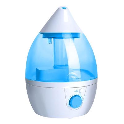 China Humidificador silencioso de capacidad de 1,0-2,5 L para el hogar y el cuarto de bebés en venta