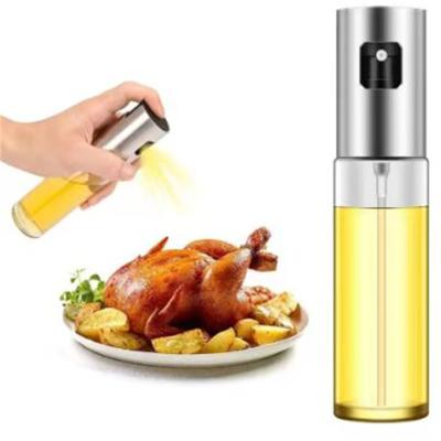 China 304 Stainless Steel Atomized Oil Sprayer Portable Oil Bottle Spray for Home Kitchen for sale