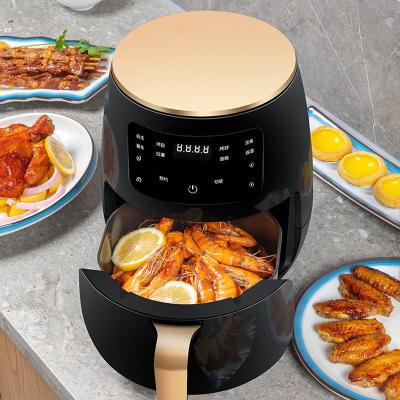 China Pot de freidora de aire multifuncional de 1400W 6L de capacidad personalizada para hacer comida frita en venta