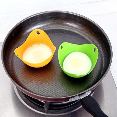 China Silicone Egg Poaching Cups for Microwave Pot Cookware Sample Free sample Egg Tools for sale