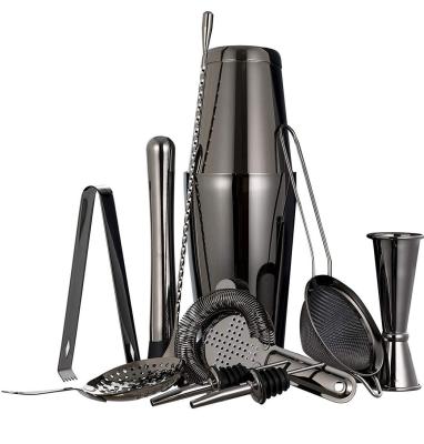 China Classic Design 11-Piece Bartender Kit Cocktail Smoker Set 750ml/600ml for Manufacture for sale